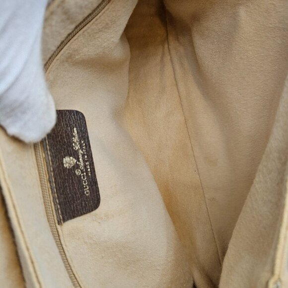 Gucci Web Sherry Line PVC Shoulder Bag - Picture 8 of 17